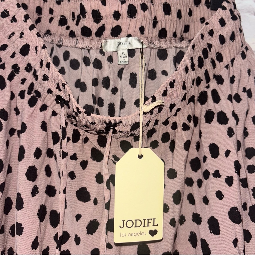JODIFL Maxi Skirt with Black Dots - Picture 4 of 8